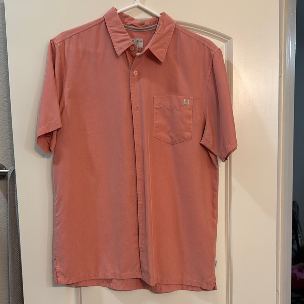 Men’s O'Neill Pink Casual Button Down Shirt